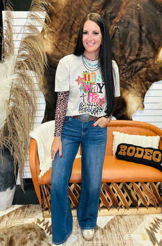 His Way is Better Graphic Tee-Graphic Tees-Motis-Motis & Co Boutique, Women's Fashion Boutique in Carthage, Missouri