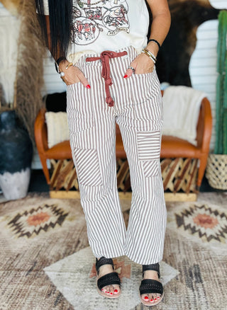 McCoy Striped Barrel Jeans