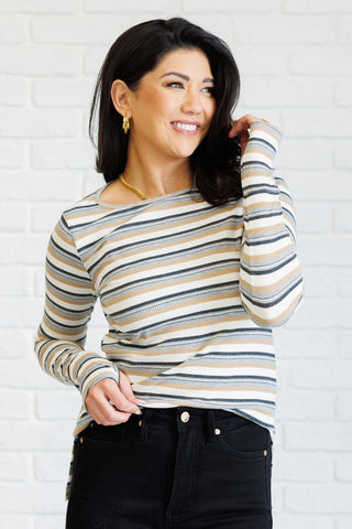 East Coast Breeze Striped Top-Tops-Ave Shops-Motis & Co Boutique, Women's Fashion Boutique in Carthage, Missouri