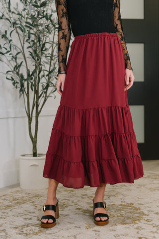 Easy Pick Tiered Maxi Skirt-Skirts-Ave Shops-Motis & Co Boutique, Women's Fashion Boutique in Carthage, Missouri
