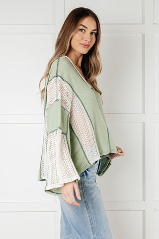 Elemental My Dear Patchwork Top-Long Sleeves-Ave Shops-Motis & Co Boutique, Women's Fashion Boutique in Carthage, Missouri