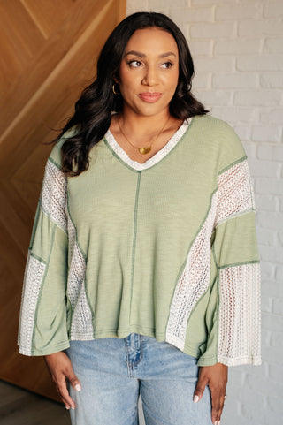 Elemental My Dear Patchwork Top-Long Sleeves-Ave Shops-Motis & Co Boutique, Women's Fashion Boutique in Carthage, Missouri