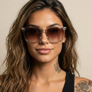 Ella Tangle Free Brown Sunglasses-Sunglasses-DAX-Motis & Co Boutique, Women's Fashion Boutique in Carthage, Missouri
