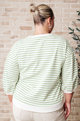 Enrichment Time Striped Top-Short Sleeves-Ave shops-Motis & Co Boutique, Women's Fashion Boutique in Carthage, Missouri