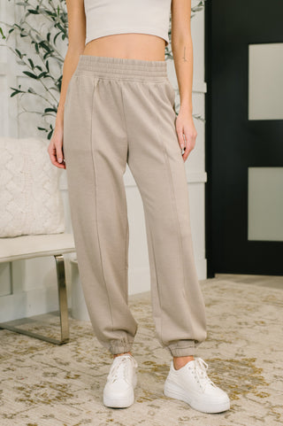 Every Second, Every Hour Jogger Bottoms in Ash Mocha-Pants-Ave Shops-Motis & Co Boutique, Women's Fashion Boutique in Carthage, Missouri