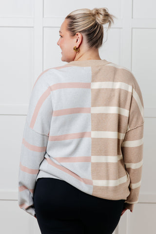 Exceptional Thought Striped Patchwork Sweater-sweater-Ave Shops-Motis & Co Boutique, Women's Fashion Boutique in Carthage, Missouri