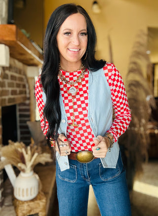 Debbie Denim Vest