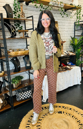 Dawson Cropped Polka Dot Pants-Pants-24th-Motis & Co Boutique, Women's Fashion Boutique in Carthage, Missouri