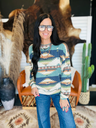 Canyon Ridge Ribbed Pullover Top