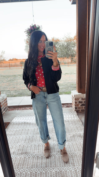 Kickoff Polka Dot Long Sleeve Mesh