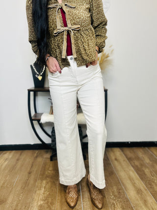 Kevin Tummy Control Wide Leg Ivory-jeans-Risen-Motis & Co Boutique, Women's Fashion Boutique in Carthage, Missouri