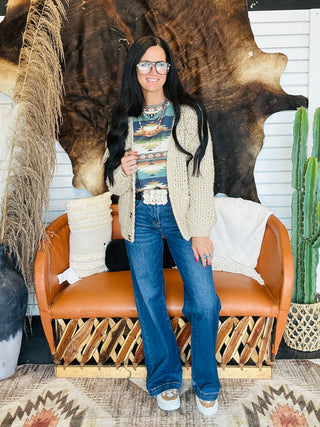 Canyon Ridge Ribbed Pullover Top