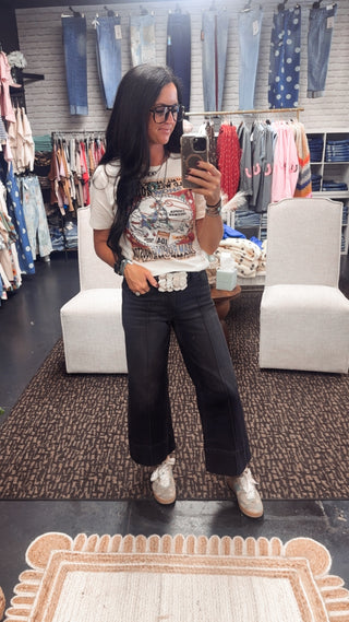 XOXO Houston Team Roper Graphic Tee-Graphic Tees-XOXO ART & Co-Motis & Co Boutique, Women's Fashion Boutique in Carthage, Missouri