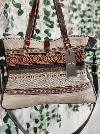 Canvas Rustic Myra Weekend Bag-Handbags-Myra-Motis & Co Boutique, Women's Fashion Boutique in Carthage, Missouri