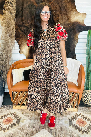 Lexie Leopard Print Midi Dress-Dresses-Jodifl-Motis & Co Boutique, Women's Fashion Boutique in Carthage, Missouri