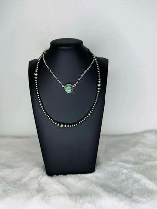 Red River Turquoise Necklace-Necklaces-Touch of Gallop-Motis & Co Boutique, Women's Fashion Boutique in Carthage, Missouri