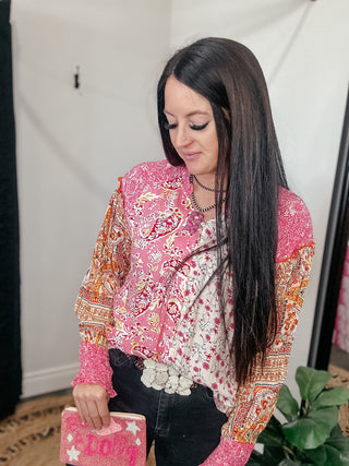 Beauty of Blooms Floral Top-Long Sleeves-rc-Motis & Co Boutique, Women's Fashion Boutique in Carthage, Missouri