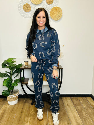 Colt Western Horseshoe Jogger Set-Sets-Taelynn-Motis & Co Boutique, Women's Fashion Boutique in Carthage, Missouri