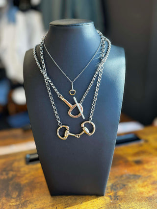 Ft Worth Western Snaffle Bit Necklace-Necklaces-Westrian International-Motis & Co Boutique, Women's Fashion Boutique in Carthage, Missouri