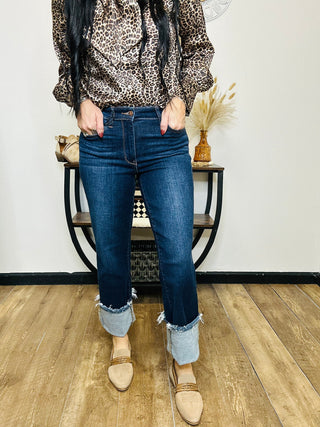 Judy Blue Todd Dark Wash Straight Leg Jean-Jeans-Judy Blue-Motis & Co Boutique, Women's Fashion Boutique in Carthage, Missouri