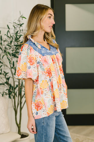 Feel The Way That I Want Balloon Sleeve Blouse-Short Sleeves-Ave Shops-Motis & Co Boutique, Women's Fashion Boutique in Carthage, Missouri