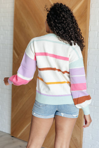 Flawless Features Striped Sweater-Sweaters-Ave Shops-Motis & Co Boutique, Women's Fashion Boutique in Carthage, Missouri