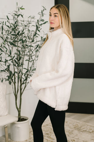 Fluffy Flurry Snap Button Pullover-Sweaters-Ave Shops-Motis & Co Boutique, Women's Fashion Boutique in Carthage, Missouri