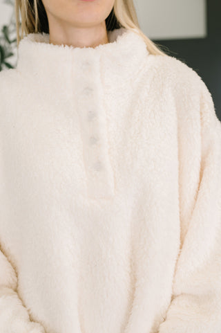 Fluffy Flurry Snap Button Pullover-Sweaters-Ave Shops-Motis & Co Boutique, Women's Fashion Boutique in Carthage, Missouri