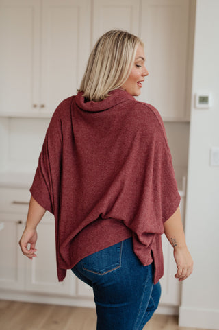 Forgive Me Cowl Neck Poncho-Sweaters-Ave Shops-Motis & Co Boutique, Women's Fashion Boutique in Carthage, Missouri