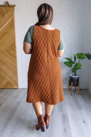 Free Falling Quilted Midi Dress-Dresses-Ave Shops-Motis & Co Boutique, Women's Fashion Boutique in Carthage, Missouri