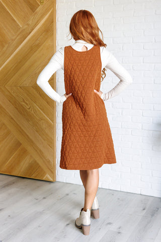 Free Falling Quilted Midi Dress-Dresses-Ave Shops-Motis & Co Boutique, Women's Fashion Boutique in Carthage, Missouri