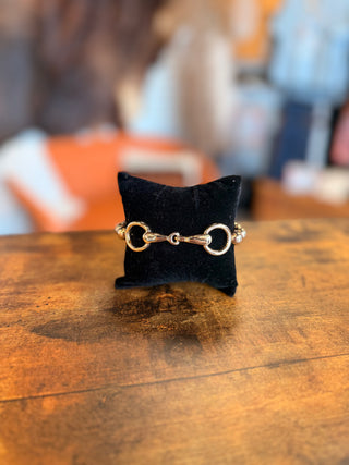 Kentucky Horse Bit Stretch Bracelet