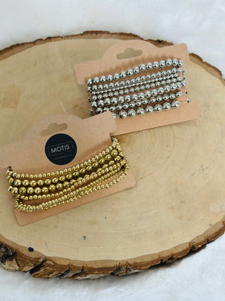 Bracelet Bar Stretch Stack Set-Bracelets-Motis & CO-Motis & Co Boutique, Women's Fashion Boutique in Carthage, Missouri