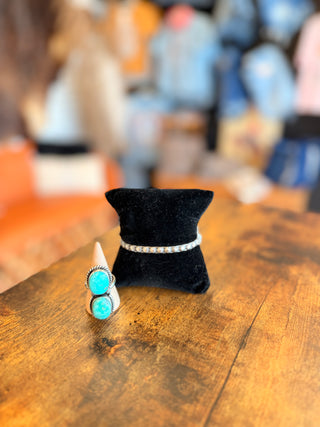 Eugene Kingman Turquoise Adjustable Ring-Rings-Touch of Gallop-Motis & Co Boutique, Women's Fashion Boutique in Carthage, Missouri