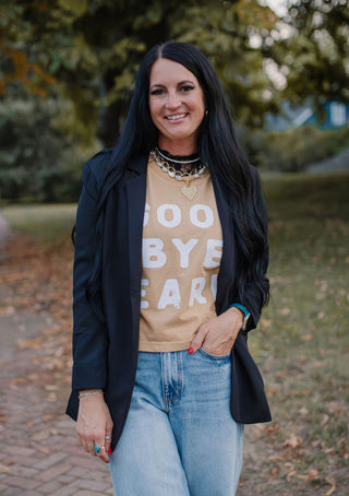 Good Bye Earl Sleeveless Graphic Tee-Graphic Tees-Poppy & Pine-Motis & Co Boutique, Women's Fashion Boutique in Carthage, Missouri