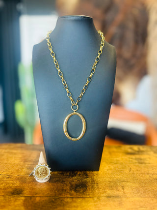 Alice Gold Link Necklace-Necklace-ChanSutt-Motis & Co Boutique, Women's Fashion Boutique in Carthage, Missouri