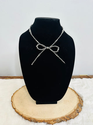 Benton Sterling Silver Bow Necklace