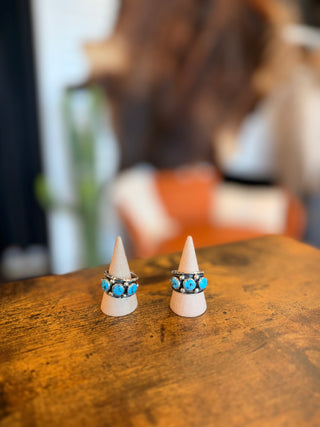 Reed Authentic Kingman Turquoise Ring-Rings-Touch of Gallop-Motis & Co Boutique, Women's Fashion Boutique in Carthage, Missouri