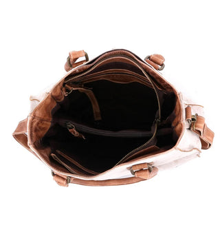 Bruna Tan Leather Handbag by Bed|Stu-Handbags-Bedstu-Motis & Co Boutique, Women's Fashion Boutique in Carthage, Missouri