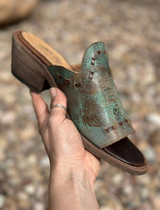 Agave Sky Emma Open Toe Turquoise Slide-Sandals-Agave Sky-Motis & Co Boutique, Women's Fashion Boutique in Carthage, Missouri