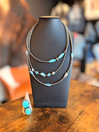 Eugene Kingman Turquoise Adjustable Ring-Rings-Touch of Gallop-Motis & Co Boutique, Women's Fashion Boutique in Carthage, Missouri