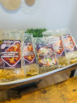 White Cheddar Jalapeno Casserole Mix-Meals-Superior Blends-Motis & Co Boutique, Women's Fashion Boutique in Carthage, Missouri