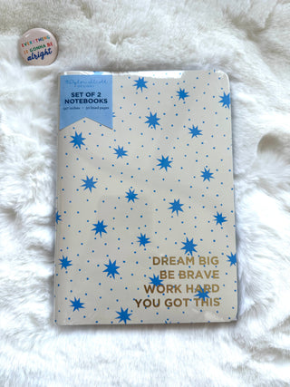 Gingham and Stars Motivational Notebook Set-Stationary-Taylor Elliott Designs-Motis & Co Boutique, Women's Fashion Boutique in Carthage, Missouri