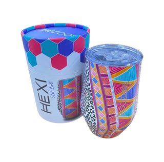 Booze Bee Hexi Wine Tumbler Safari-Drinkware-Motis & CO-Motis & Co Boutique, Women's Fashion Boutique in Carthage, Missouri