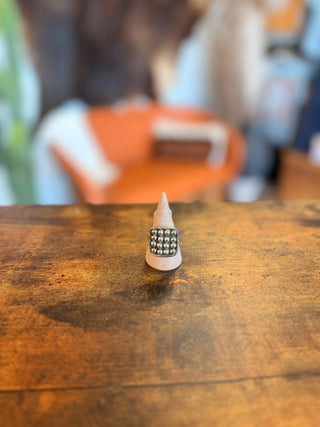 Waco Authentic Sterling Silver Ball Ring