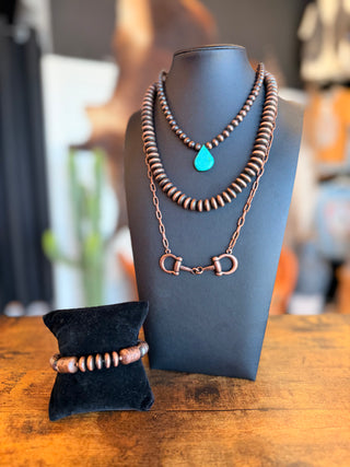 Dunlap Western Copper Stretch Bracelet
