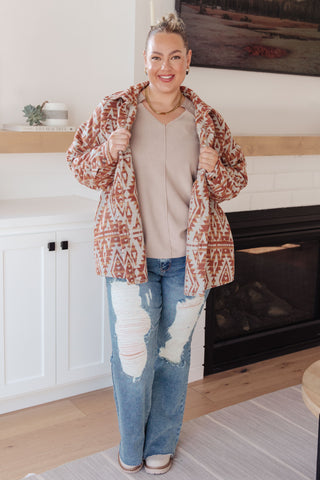 Gather Round Aztec Shacket-Layers-Ave Shops-Motis & Co Boutique, Women's Fashion Boutique in Carthage, Missouri