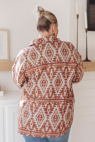 Gather Round Aztec Shacket-Layers-Ave Shops-Motis & Co Boutique, Women's Fashion Boutique in Carthage, Missouri