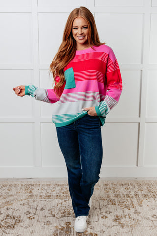 Gradual Feelings Striped Sweater-sweater-Ave Shops-Motis & Co Boutique, Women's Fashion Boutique in Carthage, Missouri