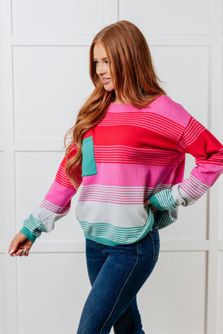 Gradual Feelings Striped Sweater-sweater-Ave Shops-Motis & Co Boutique, Women's Fashion Boutique in Carthage, Missouri